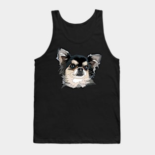 Long Haired Chihuahua Tank Top